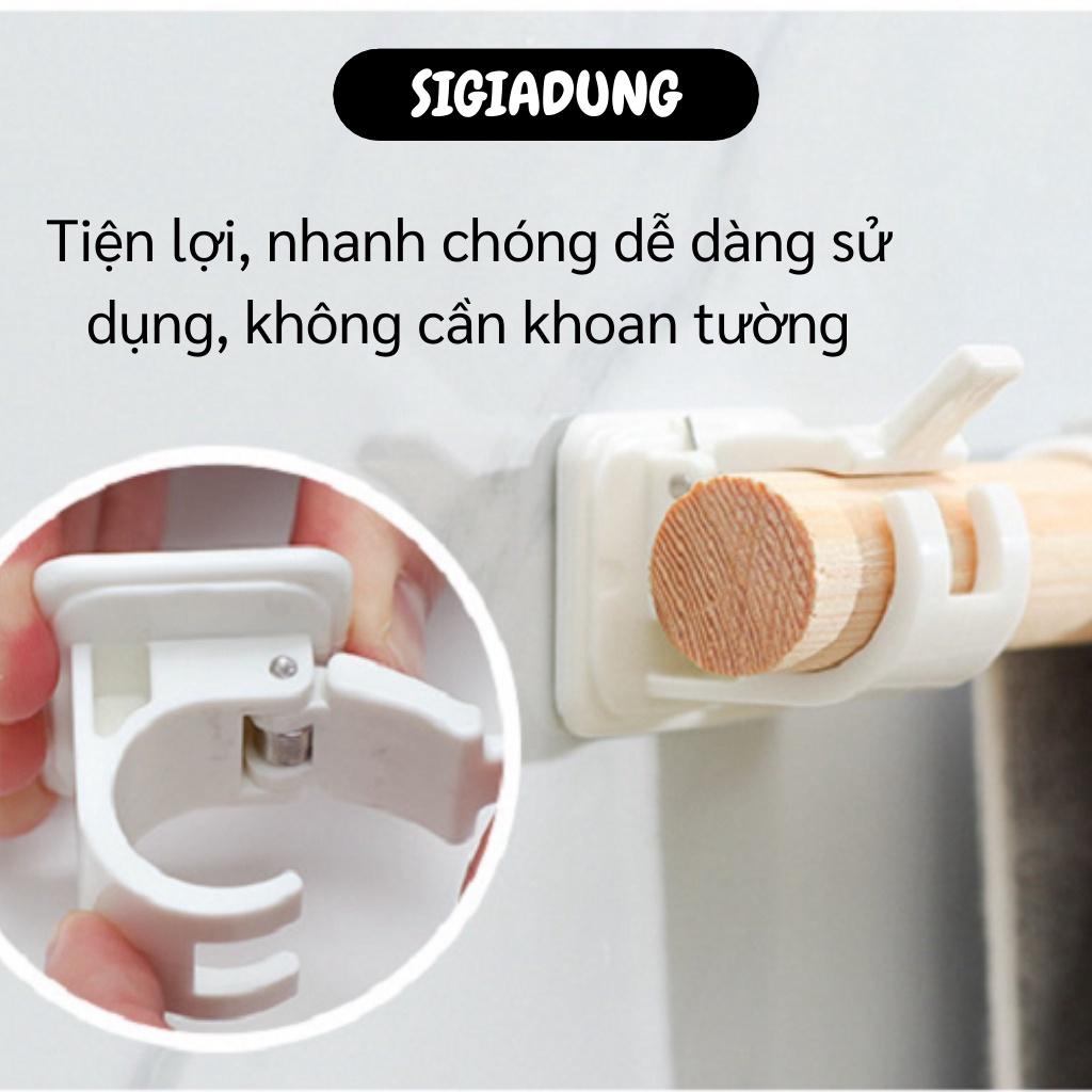 [SGD] Giá Treo Rèm - Bộ 2 Kẹp Giữ Thanh Treo Rèm Cửa Dán Tường Đa Năng 9480