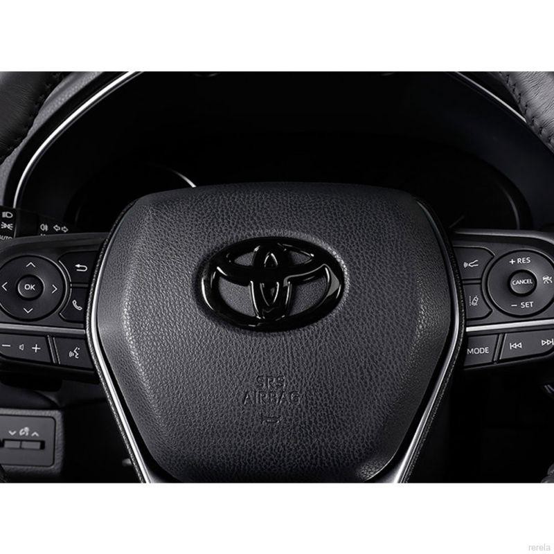 Decal dán trang trí trục giữa vô lăng xe hơi Toyota