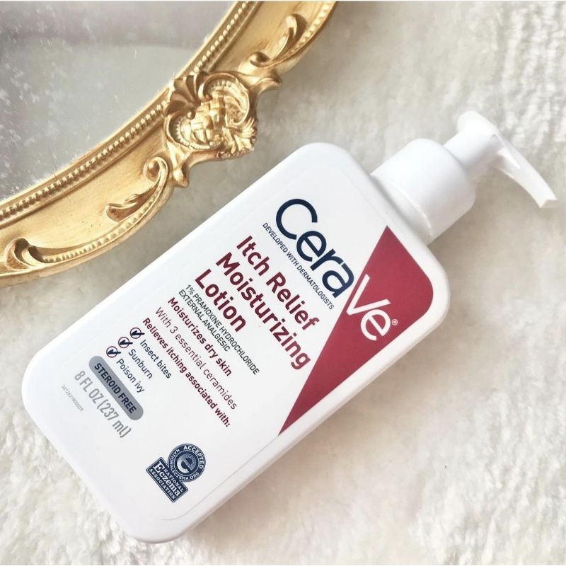  Kem dưỡng ẩm giảm ngứa Cerave Itch Relief Moisturizing Lotion (237ml)
