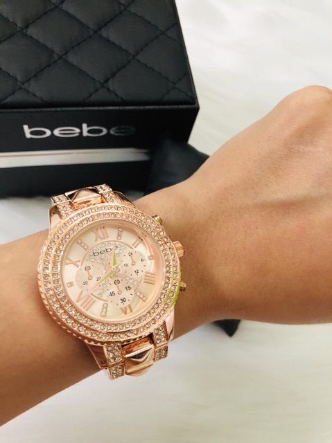 Đồng hồ Bebe nữ - size 38mm * dây 9mm, chống nước 3 ATM