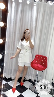 Bigsize Set vest kèm belt S36