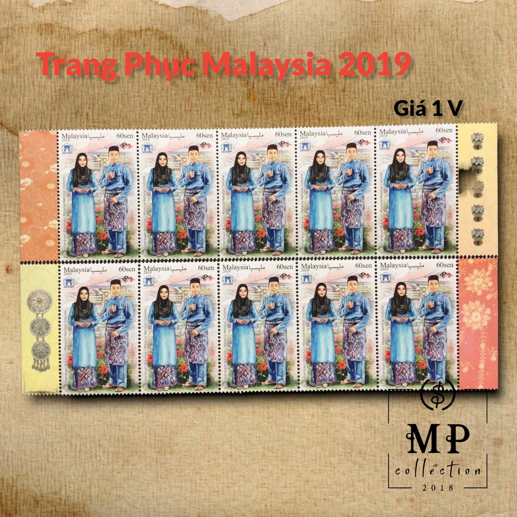 Tem sống trang phục Malaysia 2019, bộ 1 con rất đẹp.