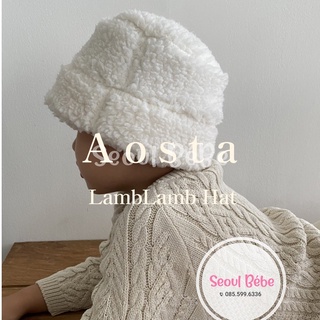 Mũ lông mùa đông cho mẹ bé Aosta Lamblamb hat made in Korea