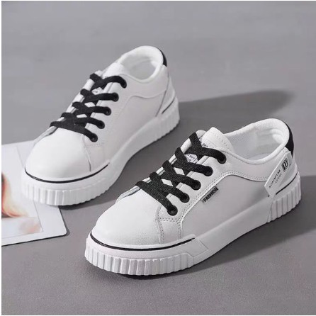 Giày thể thao trắng, giày sneaker nữ, đế cao 3cm, siêu hot đi êm mã BT99