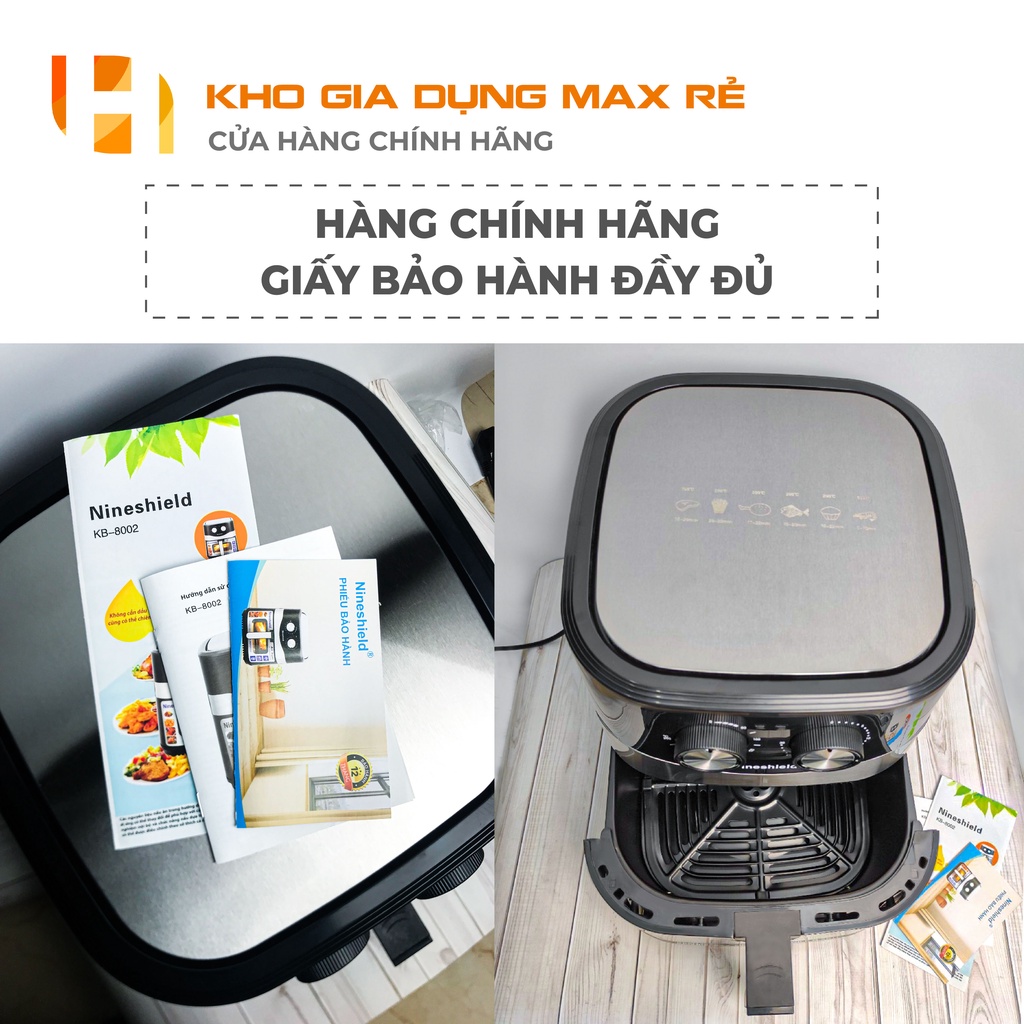 Nồi Chiên Không Dầu Nhật Bản Dung Tích 10.5 Lít Bảo hành 12 Tháng