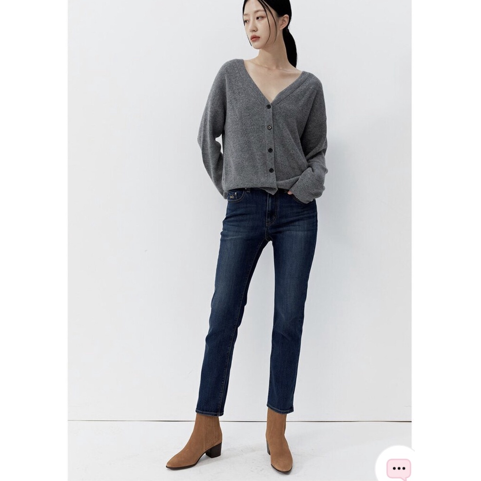 Quần jeans nữ xanh đậm Pl4c xuất khẩu