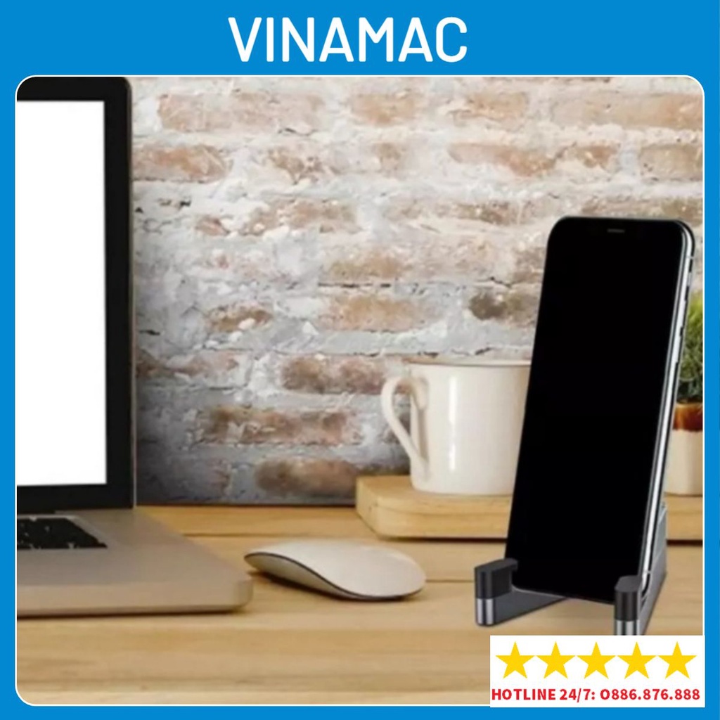 Giá đỡ điện thoại và iphone gấp gọn tiện lợi hợp kim nhôm cao cấp T1