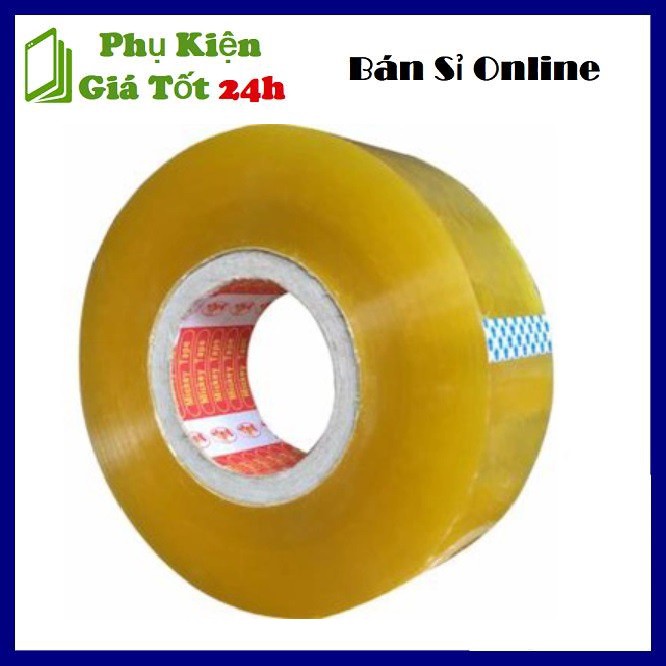 Lốc 6 cuộn băng keo trong 900g - Băng keo trong loại lớn