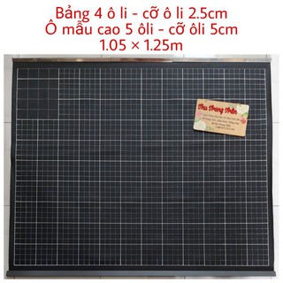 🔥Bảng 4 ôli - cỡ ôli 2.5cm - Ô mẫu cao 5 ôli - cỡ ôli 5cm - 1.05×1.25m - Ko nẹp