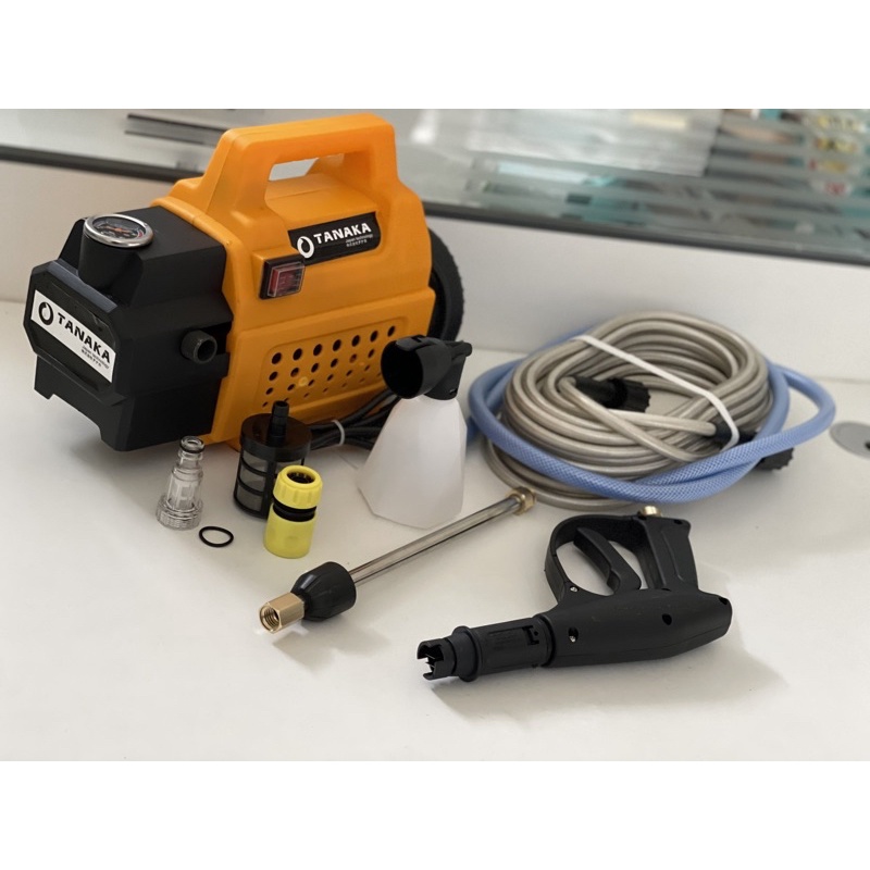 Máy rửa xe áp lực cao TANAKA súng dài 15m