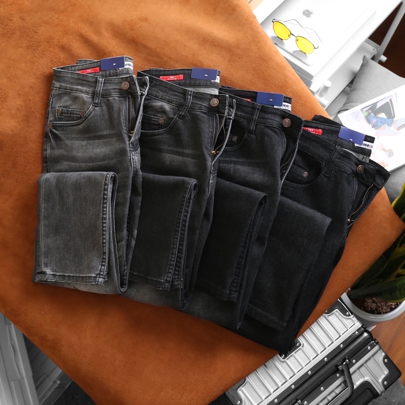 Quần jean nam TOM cao cấp -jean co giãn - Form slimfit