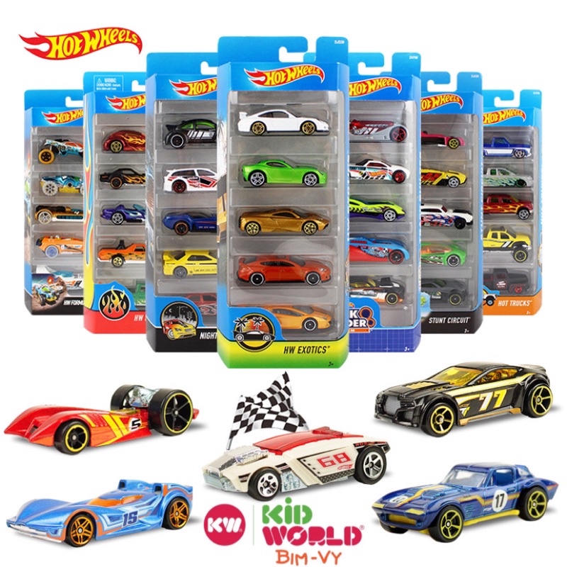 Xe mô hình Hot Wheels 5 Pack 1806.