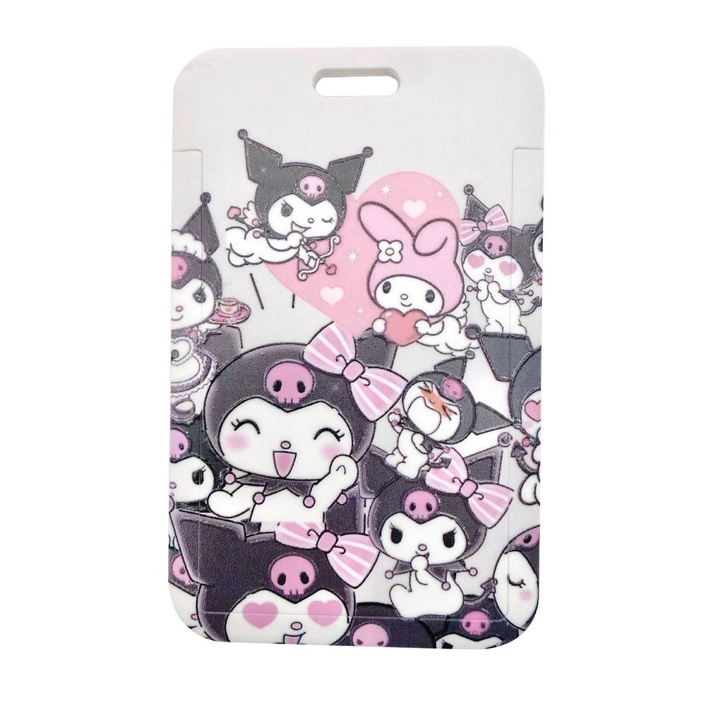 Bao Đựng Thẻ Có Dây Đeo Hình Hello Kitty Dễ Thương Giá Đỡ