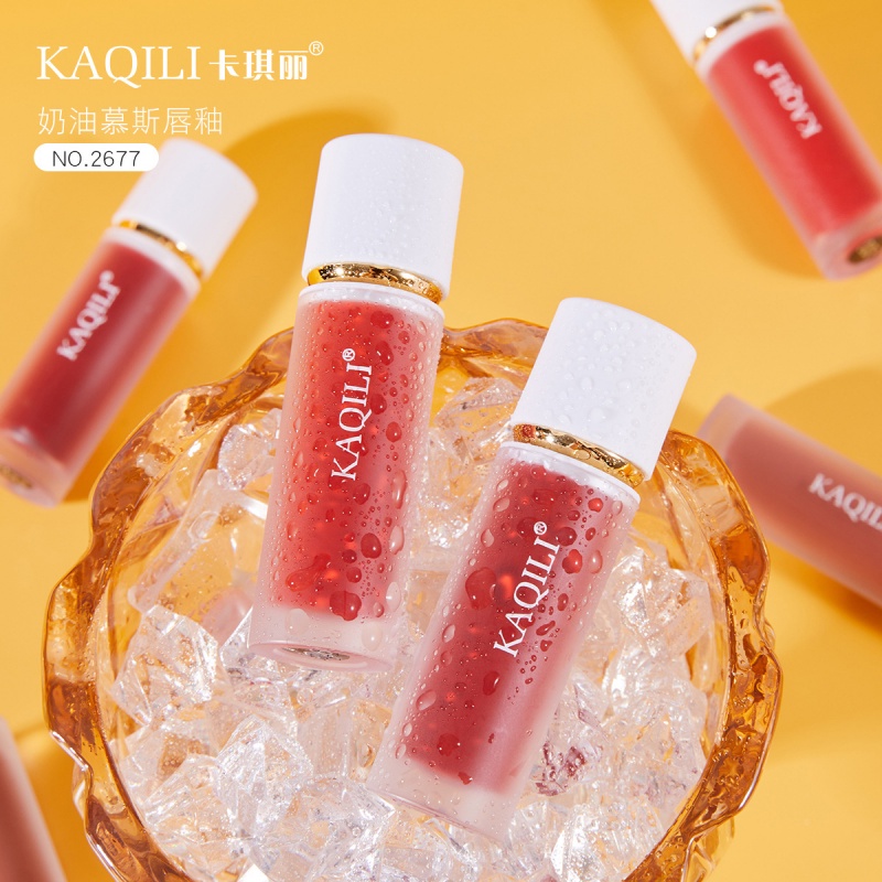 [Hàng mới về] Son kem KAQILI tông lì chống dính cốc lâu trôi