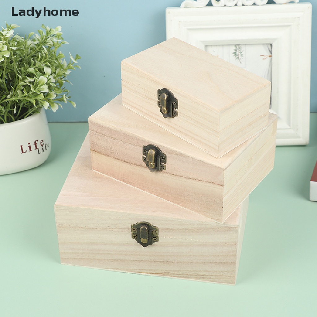Hộp Đựng Trang Sức Bằng Gỗ Có Nắp Đa Năng