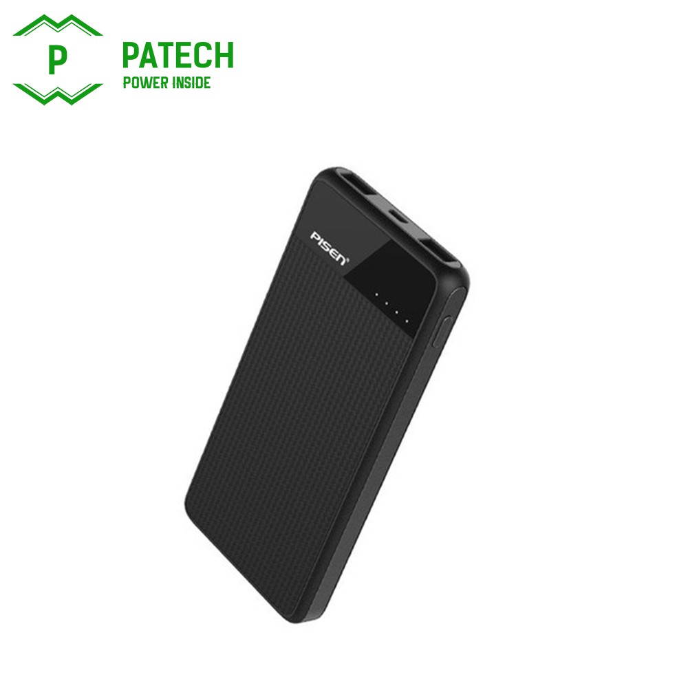 [Mã ELMALL150 giảm 8% đơn 500K] Sạc dự phòng Pisen 2C 10000mAh - Hàng chính hãng