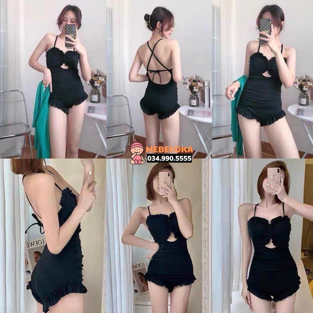 BIKINI LOẠI ĐẸP ,Bikini 1 mảnh ,Bộ đồ bơi liền thân hở lưng kèm áo choàng phong cách HÀN QUỐC hàng Loại 1