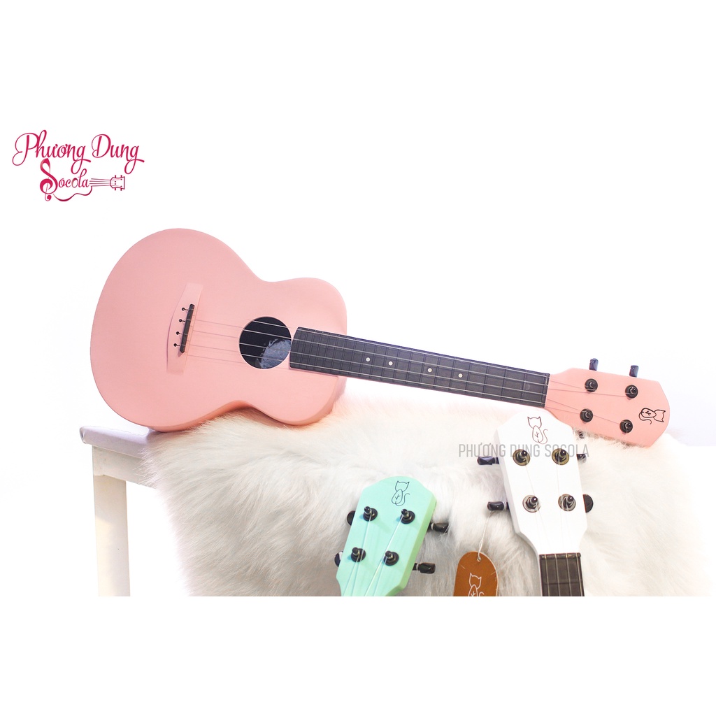 Đàn Ukulele Susanly Pink - size Concert 23inch - Gồm Full Phụ Kiện