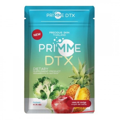 [Chính hãng kèm bill] Detox Prime Detox DTX giảm mỡ bụng giảm cân Thái Lan_ 60 viên