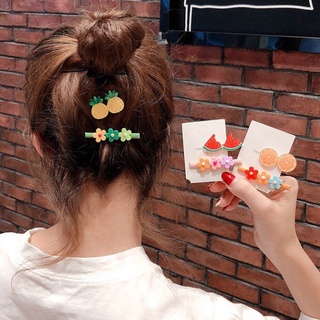 SET 2 Kẹp tóc 💖 𝑭?𝑬𝑬𝑺𝑯𝑰𝑷 💖 Kẹp tóc hoa quả siêu dễ thương