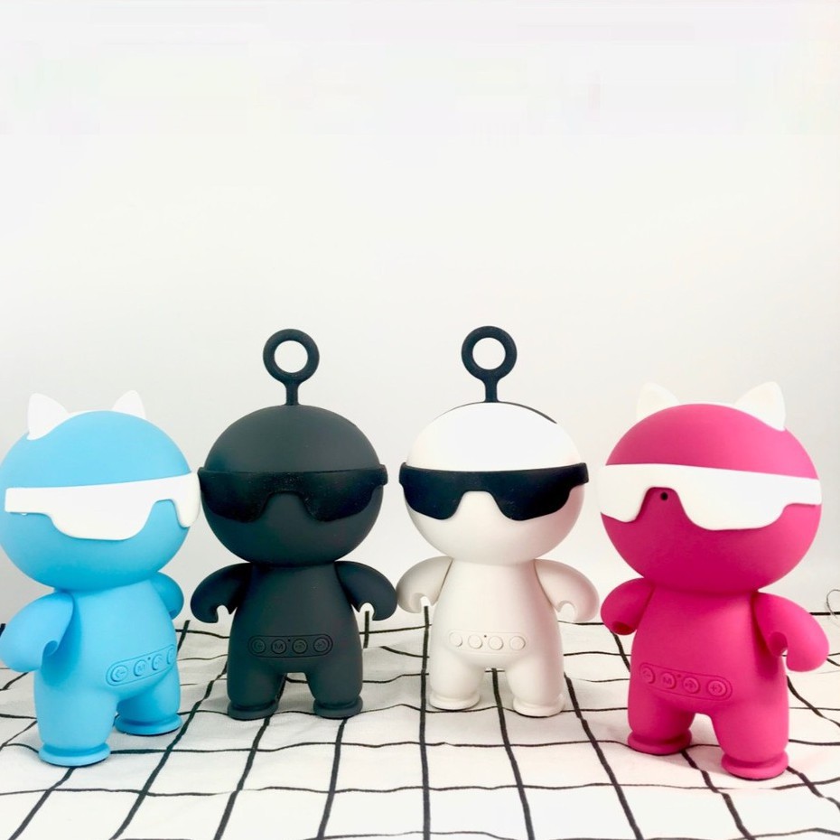 ✽✈∈Loa Bluetooth Nghe Nhạc Mini Robot Big Hero KC-N1 Kiểu Dáng Cool Ngầu Âm Thanh Chất Lượng – Pin Khủng, Đọc Usb Thẻ Nh