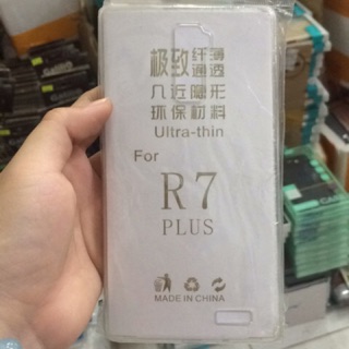 Ốp dẻo silicon trong suốt cho oppo R7 plus