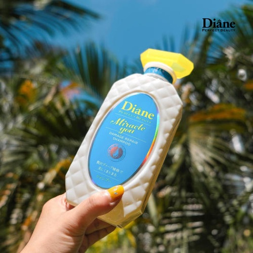 Dầu gội phục hồi hư tổn dành cho tóc nhuộm tẩy Diane Miracle You Damage Repair 450ml