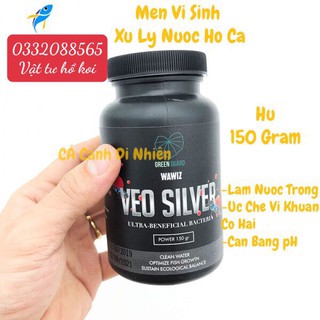 Men Vi Sinh WAWIZ - VEO SILVER Xử Lý Nước Cho Hồ Cá Gói zip 180gr