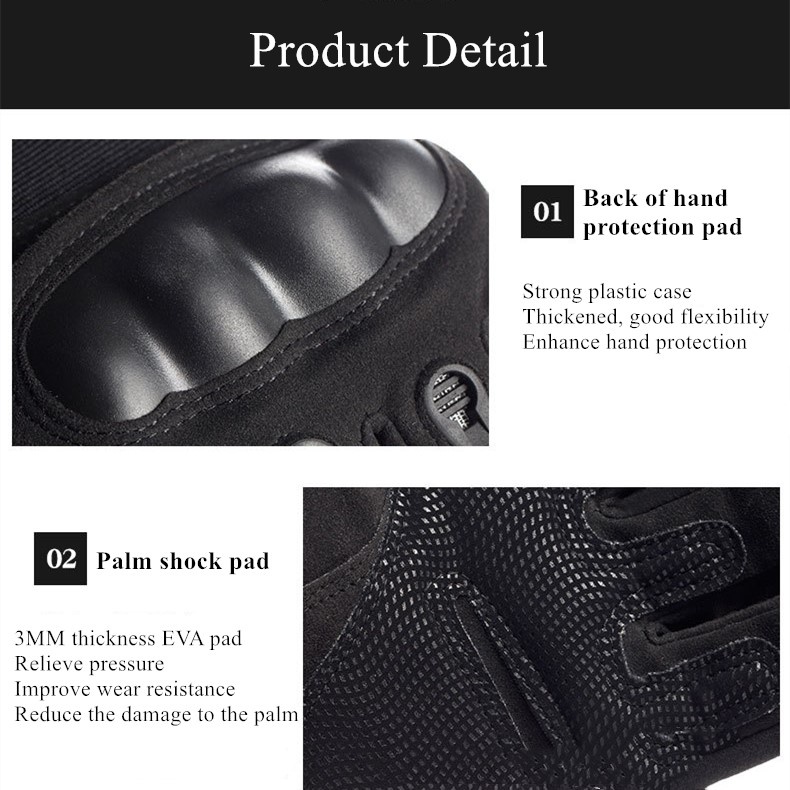 Găng Tay Thể Thao Hở Ngón Chất Lượng Cao Cho Nam #203