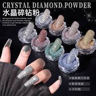 Set nhũ rắc flash siêu sáng set nhũ kim cương siêu hot - phụ kiện nails minh anh