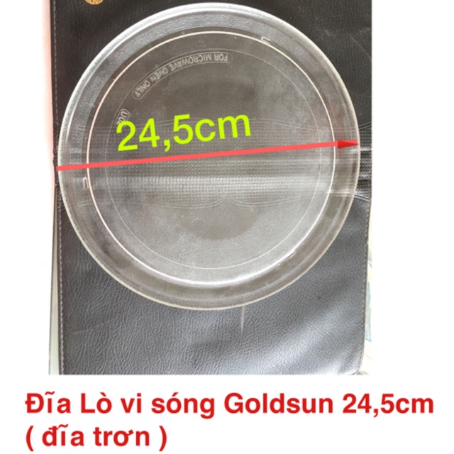 Đĩa Lò Vi Sóng Goldsun 24,5cm ( đĩa trơn)