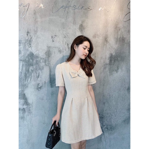 Váy xinh cổ nơ giảm giá cực sốcccc