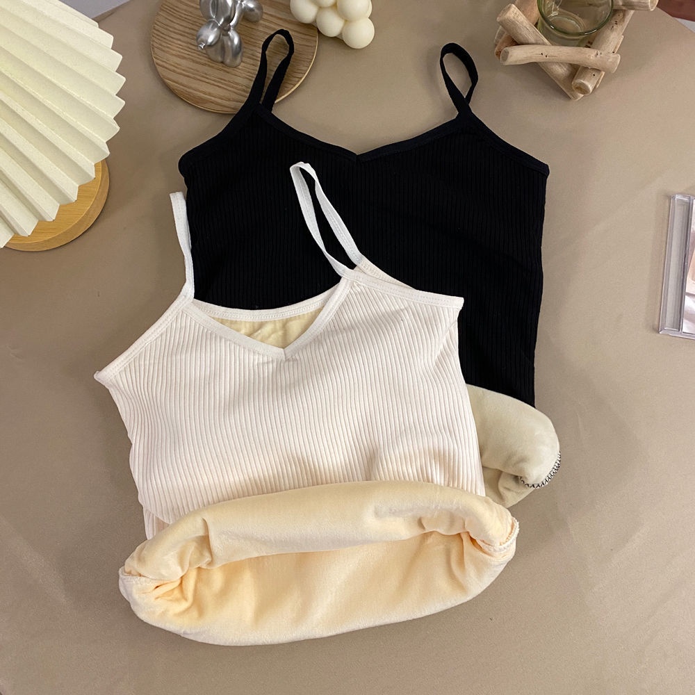 Áo Hai Dây Dáng Ôm Thời Trang Thu Đông Cho Nữ