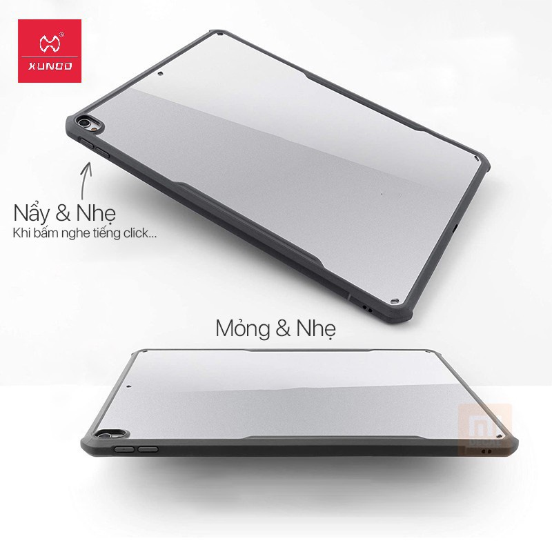 Ốp lưng XUNDD iPad Air 3 / Pro 10.5 inch  Chống sốc, Mặt lưng trong, Viền TPU
