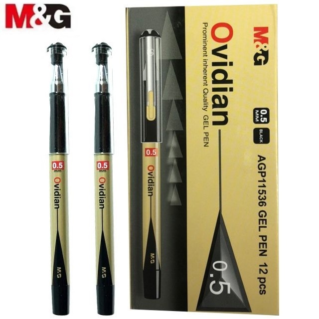 Bút bi nước / Bút kí Ovidian 0.5 M&G - AGP11536 - Bút gel văn phòng, Có ruột thay thế