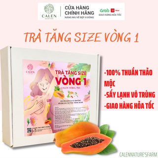 Trà giúp tăng vòng 1 sản sinh collagen, tăng nội tiết tố, đẹp da, chống lão hóa – Trà Mầm Đậu Nành, Sâm Tố Nữ CALEN