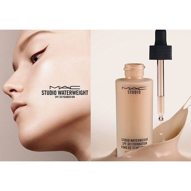 KEM NỀN MAC STUDIO WATERWEIGHT FOUNDATION SPF30 30ML NHẬP KHẨU CHÍNH HÃNG - 4395