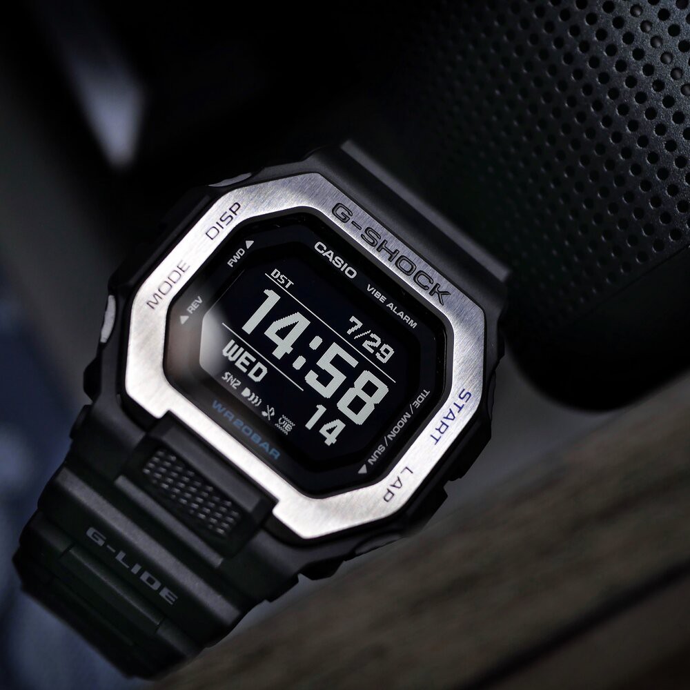 Đồng Hồ Nam Casio G-Shock Glide GBX-100-1D Chính Hãng - Dây Nhựa | G-Shock GBX-100-1DR Bluetooth