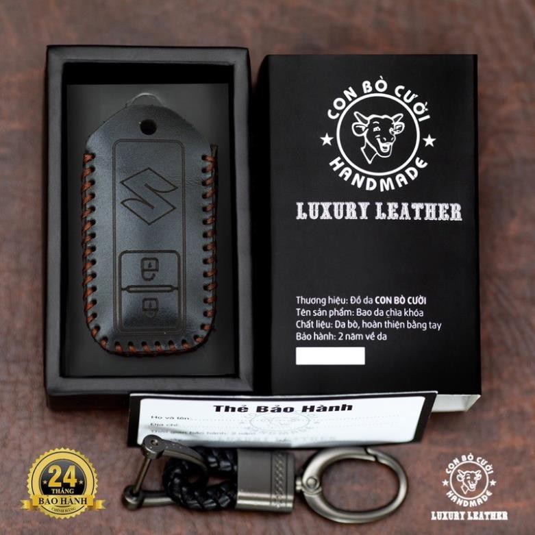 Bao Da Chìa Khóa Suzuki XL7, Ertiga, Swift (bản chìa thông minh)Bảo hành 2 năm 🐂 Da bò 100% | BigBuy360 - bigbuy360.vn