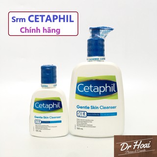 [CHÍNH HÃNG] Sữa Rửa Mặt Cetaphil Gentle Skin Cleanser 125-500ml Cho Da Nhạy Cảm, Da Khô, Da Dầu Mụn