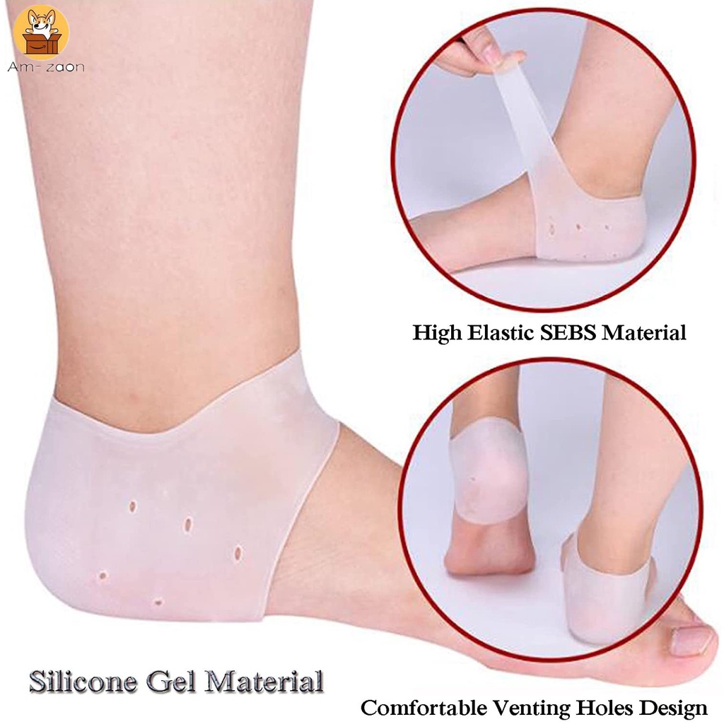 Miếng Silicone Lót Gót Chân Chống Nứt Nẻ Có Thể Tái Sử Dụng