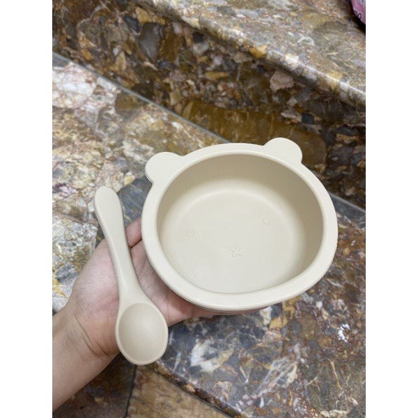 Bát Ăn Dặm Bằng Silicon, Họa Tiết Động Vật Ngộ Nghĩnh,Cao Cấp, Có Đế Hít Chống Đổ Cho Bé Babibu