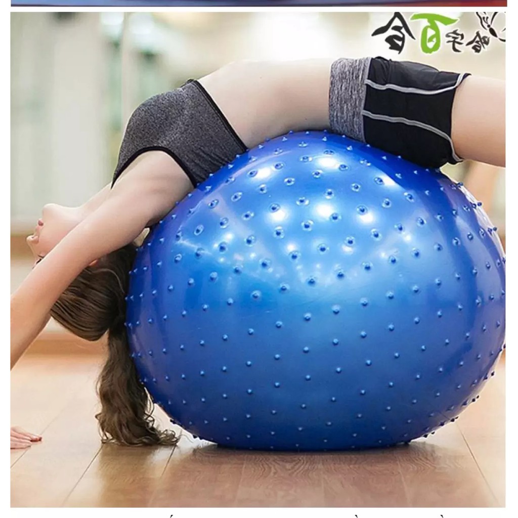 Bóng gai tập Gym Yoga - Bóng tập Yoga cao cấp có gai đường kính lên tới 65cm