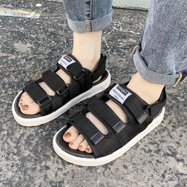 Dép Sandal Nữ 3 Quai Phong Cách Hàn Quốc - Quai Sau Tháo Rời Phù Hợp Mọi Lứa Tuổi. 💌