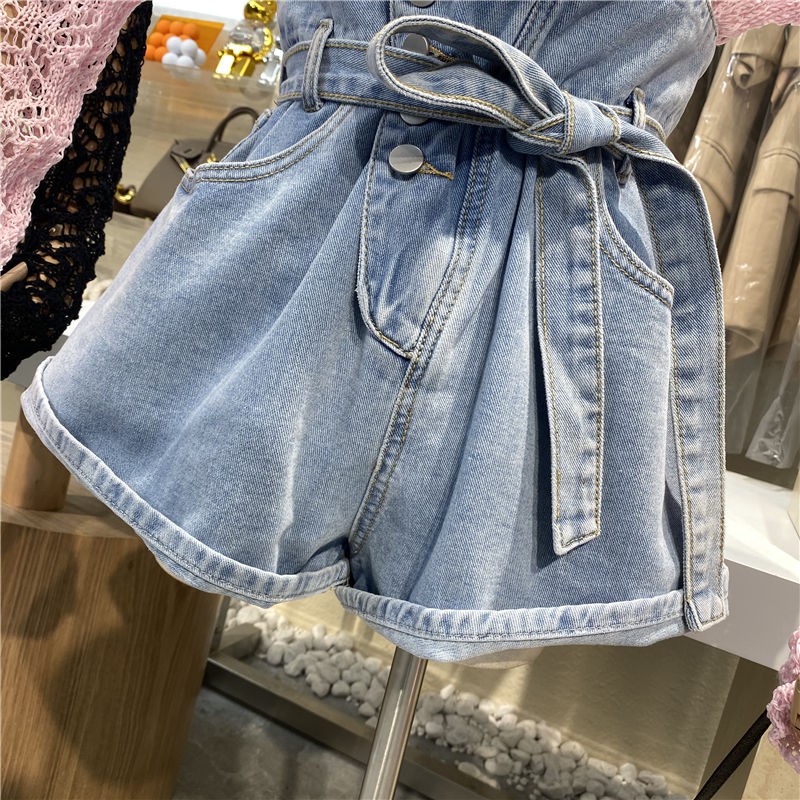 Quần Short Denim Lưng Cao Ống Rộng Thiết Kế Độc Đáo Thời Trang Cho Nữ 12 | BigBuy360 - bigbuy360.vn