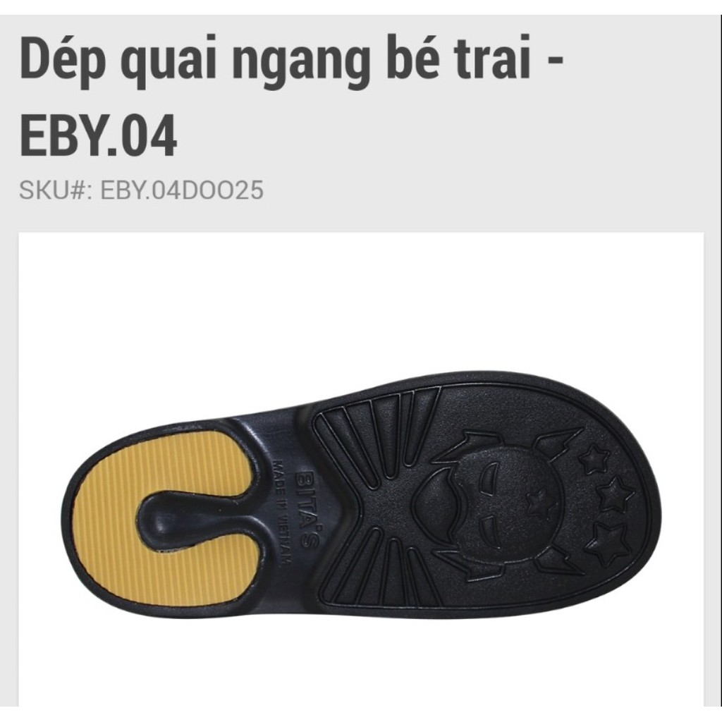 Dép quai ngang bé trai - EBY.04