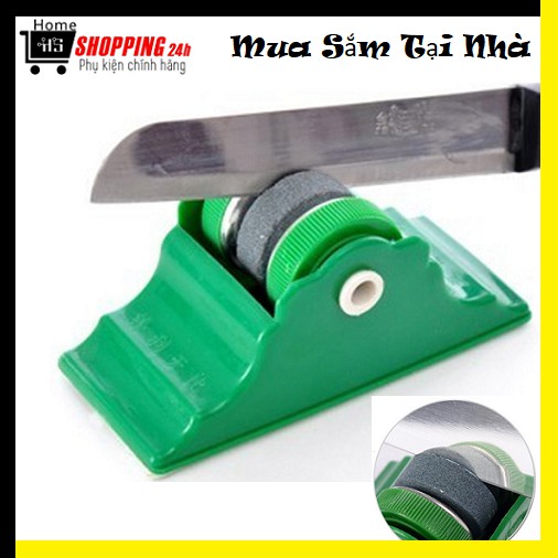 Dụng Cụ Mài Dao Kéo - Đá Mài Dao Có Đế Loại Rẻ