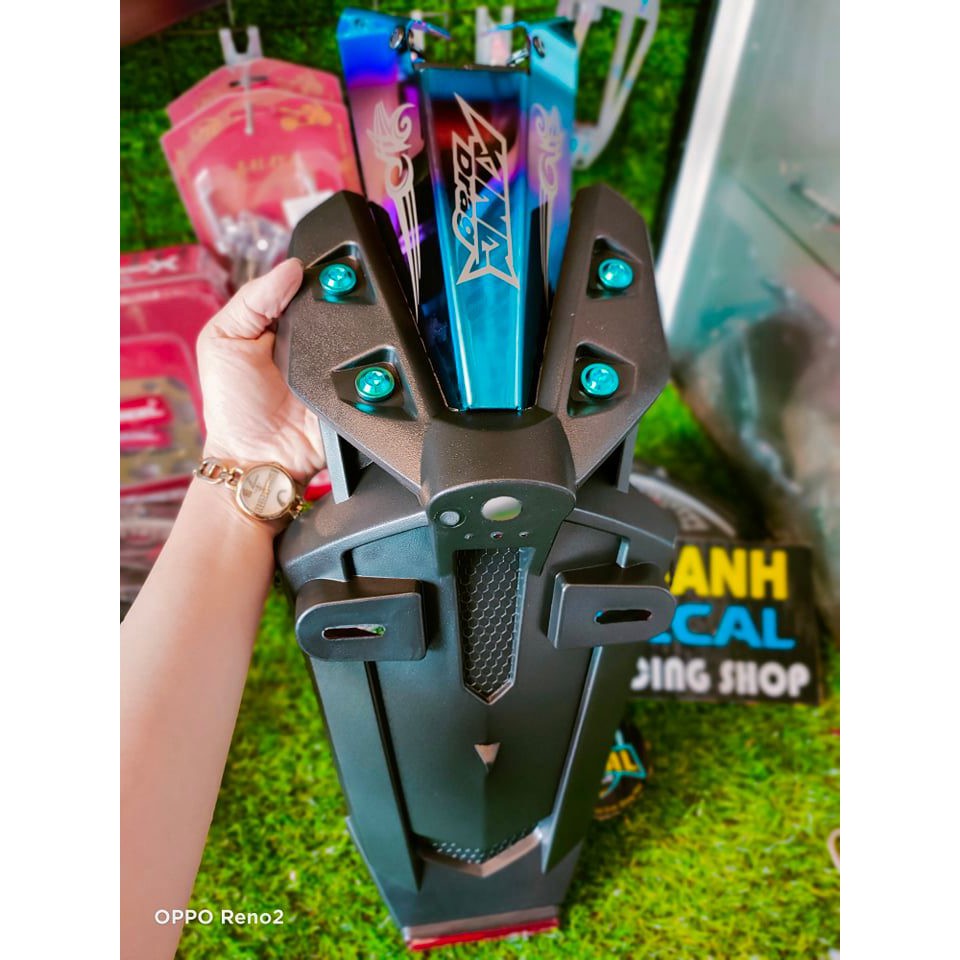 Dè lớn malaisia  full ốp đuôi Kingdrag và ốc salaza  lắp cho ex 150 cc ...