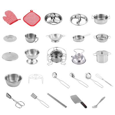 🥣Bộ đồ chơi nấu ăn inox 30 món - Kohi store🥣