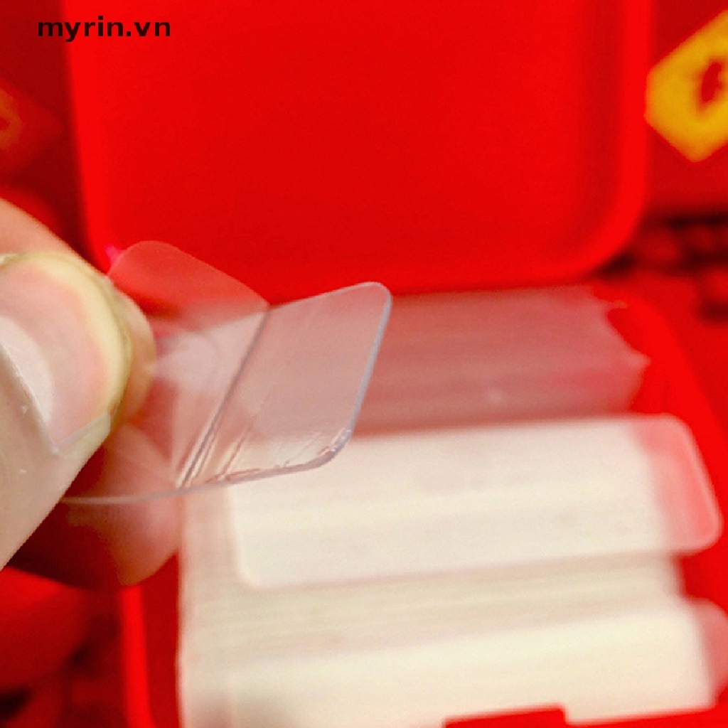 Hộp 60 Miếng Dán Hai Mặt Trong Suốt Không Để Lại Dấu VN
